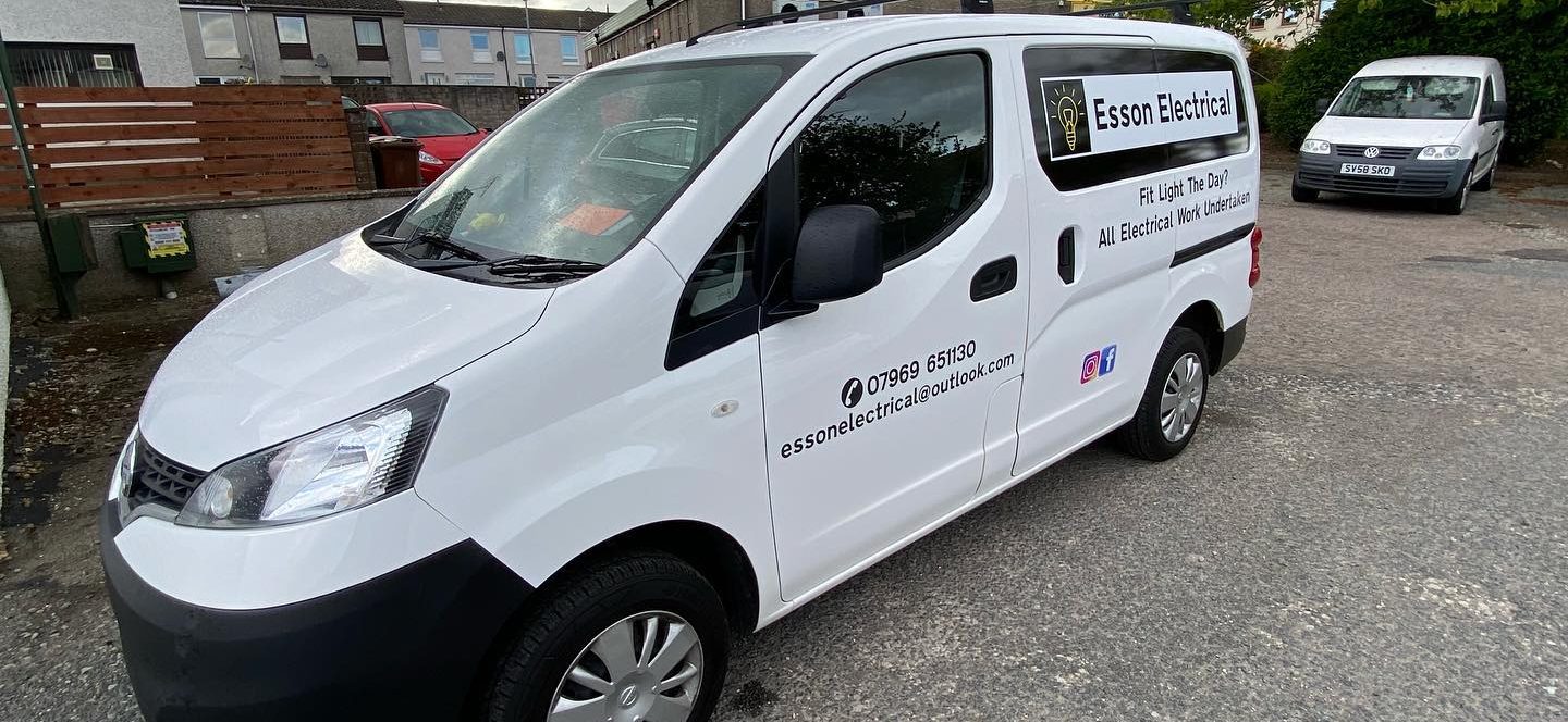 Aberdeen Electrician - Esson Electrical Van